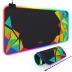 Tukzer RGB Gaming Mouse Pad - Large Extended Soft LED Mouse Pad
