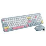ZEBRONICS Companion 302 Wireless Keyboard & Mouse Combo - UV Printed Keys, Multimedia Keys (Blue)