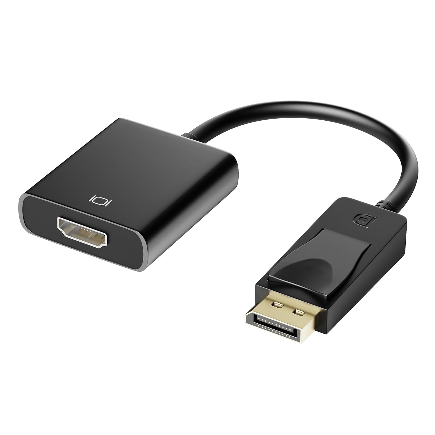 618DcZ-PwxL._SL1500_.jpg Display Port to HDMI Adapter, 1080p DP to HDMI Cable Male to Female - Image 1