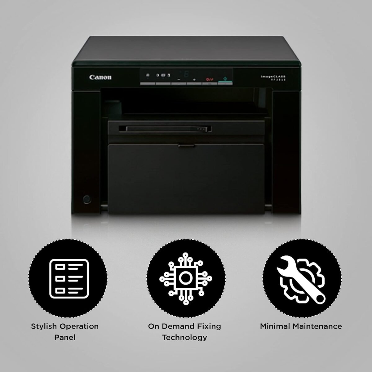 Canon MF3010 Digital Multifunction Laser Printer - Black - Image 6