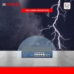 CP Plus 10-Port Fast Ethernet PoE Switch - 8 PoE, 2 Uplink, 30W Output - Image 2