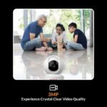 CP PLUS CP-E31Q 3MP Smart Wi-Fi CCTV Camera – 360° View, Motion Tracking, 2-Way Talk, Cloud & SD Card Support, 15M Night Vision - Image 2