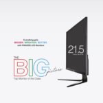 FINGERS Satin-2150 21.45" FHD 100Hz Frameless LED Monitor (Black) - Image 2