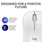 Logitech M240 Silent Bluetooth Mouse - Wireless, Compact, 18-Month Battery, Graphite (White) - Image 3