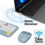 ZEBRONICS Companion 302 Wireless Keyboard & Mouse Combo - UV Printed Keys, Multimedia Keys (Blue) - Image 5