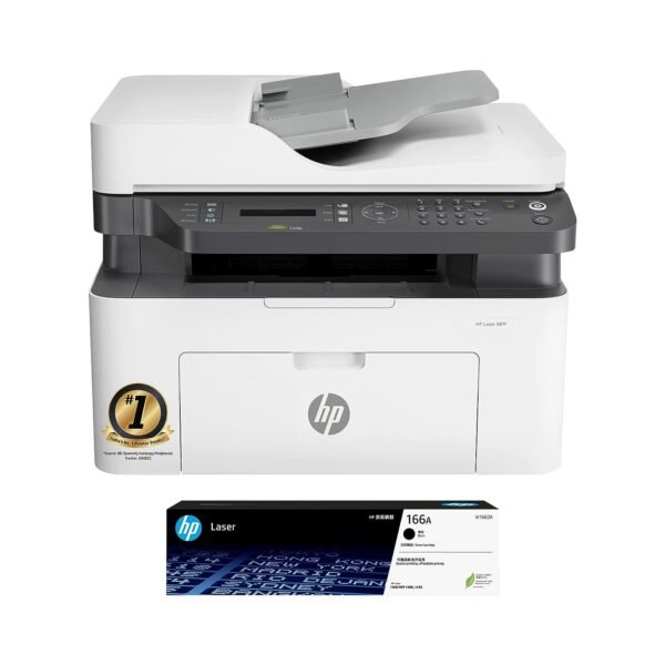 HP LaserJet 1188fnw Monochrome Wi-Fi Printer - Print Copy Scan Fax, ADF