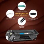925 Black Laser Toner Cartridge Compatible with Canon LaserJet Printers - Image 3