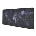 World Map XXXL Large Extended Gaming Mouse Pad | Non-Slip Rubber Base, Stitched Edges | 90x40x0.3 CM