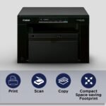 Canon MF3010 Digital Multifunction Laser Printer - Black - Image 3