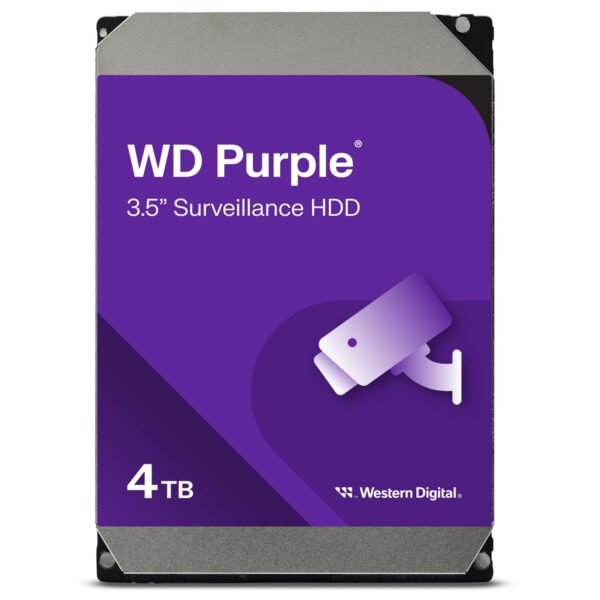 Western Digital WD 4TB Surveillance Hard Disk Drive (Purple)