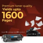 925 Black Laser Toner Cartridge Compatible with Canon LaserJet Printers - Image 4