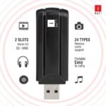 iBall CR CR24 Card Reader (Black) - Image 4