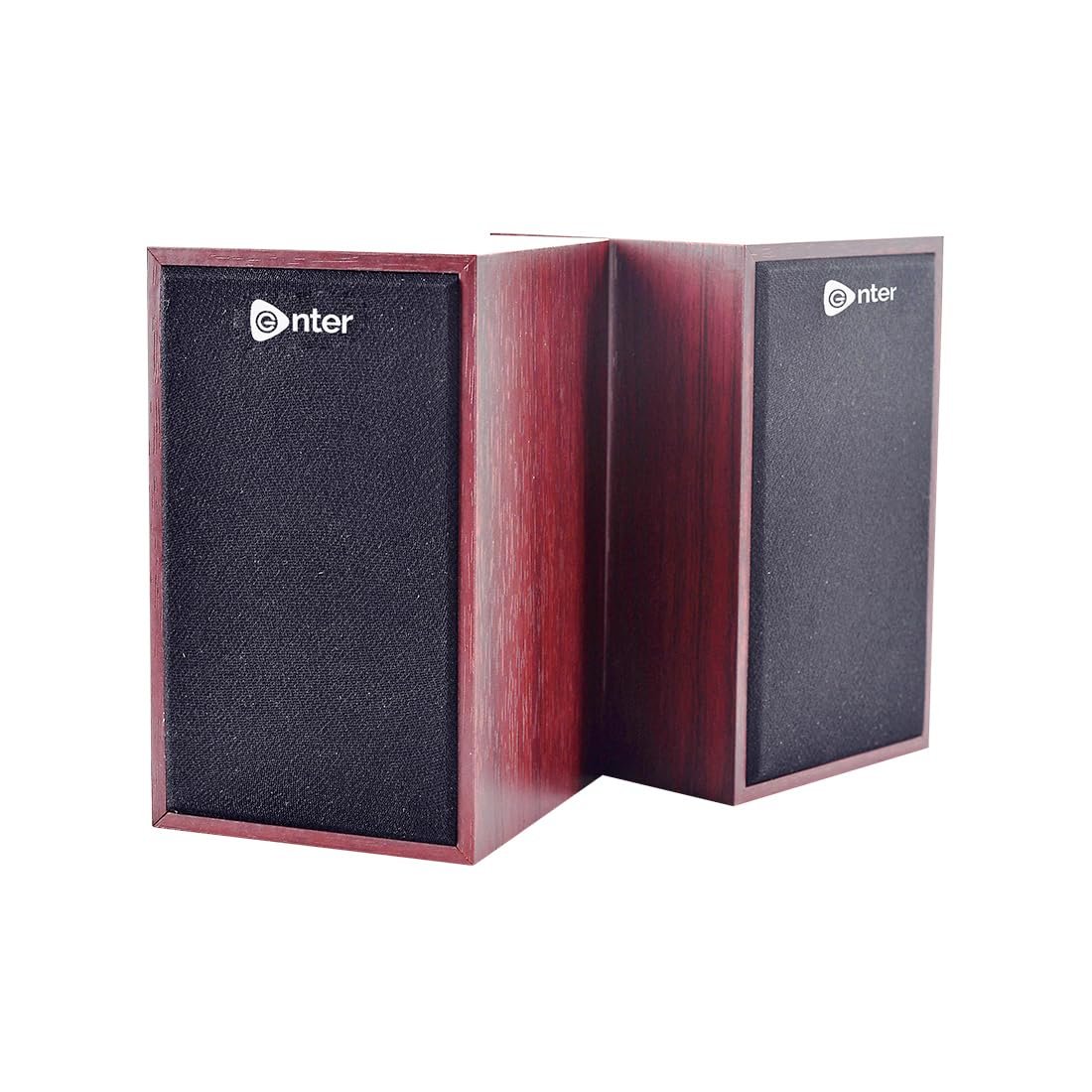 61Pf8aziybL._SL1100_.jpg Enter E-S280WD Wooden 2.0 USB Computer Speaker - Image 1