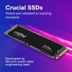 Crucial P3 Plus 500GB PCIe 4.0 NVMe M.2 SSD | 3D NAND | Up to 4700MB/s Read Speed - Image 3