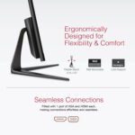 FINGERS Satin-2150 21.45" FHD 100Hz Frameless LED Monitor (Black) - Image 4