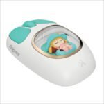 FINGERS CuteClicks WB4 Wireless Mouse USB Bluetooth Rechargeable 1200 DPI (White Teal) - Image 2