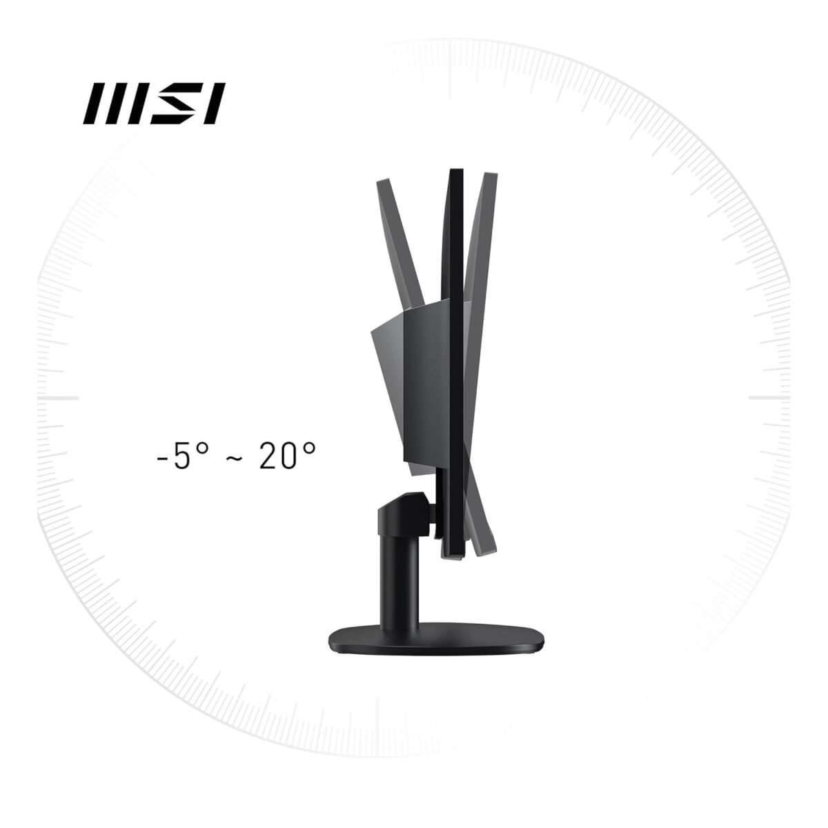 MSI PRO MP245V 23.8" Full HD Monitor – 100Hz VA Panel, Eye-Friendly, VESA Mountable - Image 3