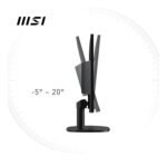 MSI PRO MP245V 23.8" Full HD Monitor – 100Hz VA Panel, Eye-Friendly, VESA Mountable - Image 3