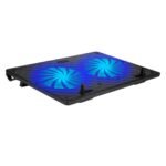 Zebronics ZEB-NC3300 USB Powered Laptop Cooling Pad - Dual Fan, Dual USB Port, Blue LED Lights