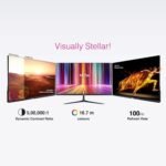 FINGERS Satin-2150 21.45" FHD 100Hz Frameless LED Monitor (Black) - Image 5