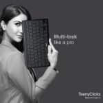 FINGERS TeenyClicks Wireless Mini Bluetooth Keyboard - 3-in-1, 45 Days Worktime - Image 8