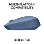 Logitech M171 Wireless Mouse – 2.4GHz USB Mini Receiver, 12-Month Battery, Optical Tracking, Blue-Gray - Image 5
