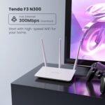 Tenda F3 300Mbps Wireless Wi-Fi Router - Single Band, White - Image 2