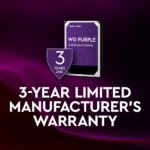 Western Digital WD 4TB Surveillance Hard Disk Drive (Purple) - Image 4