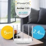 TP-Link Archer C60 AC1350 Dual Band Wi-Fi Router, 867 Mbps + 450 Mbps, Parental Control, Guest WiFi, MU-MIMO - White - Image 5