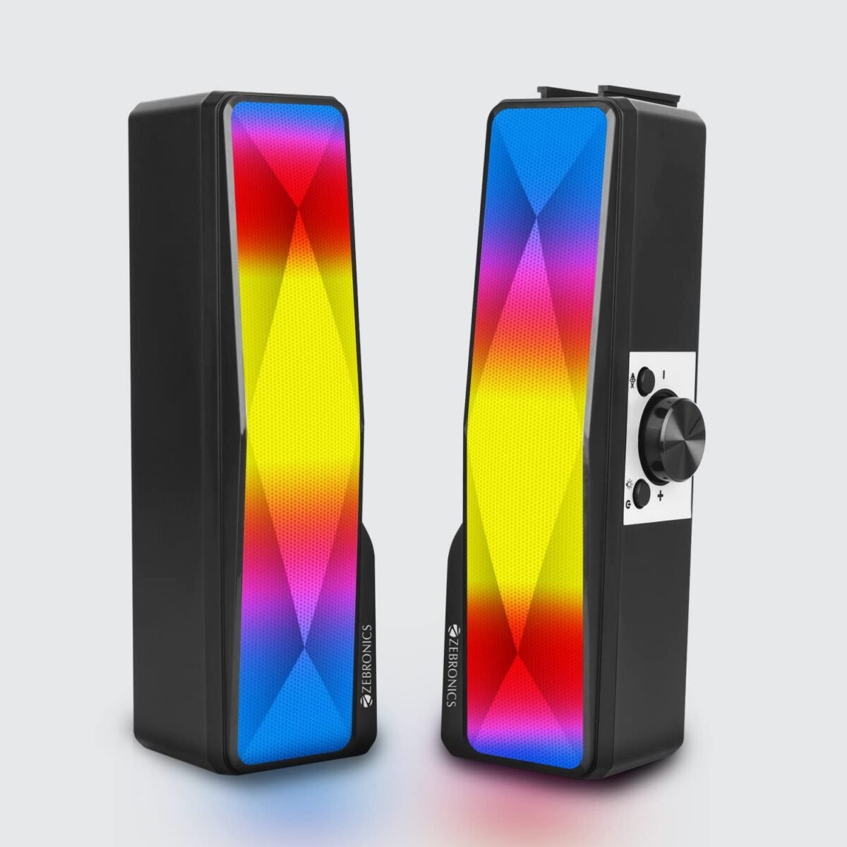 ZEBRONICS Wonder Bar 20 RGB Computer Speaker – 10W RMS, 2-in-1 Detachable Design, USB Powered - Image 2