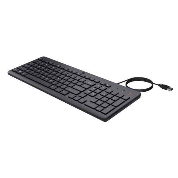 HP 150 Wired Keyboard - Quick, Comfy, Ergonomic Design