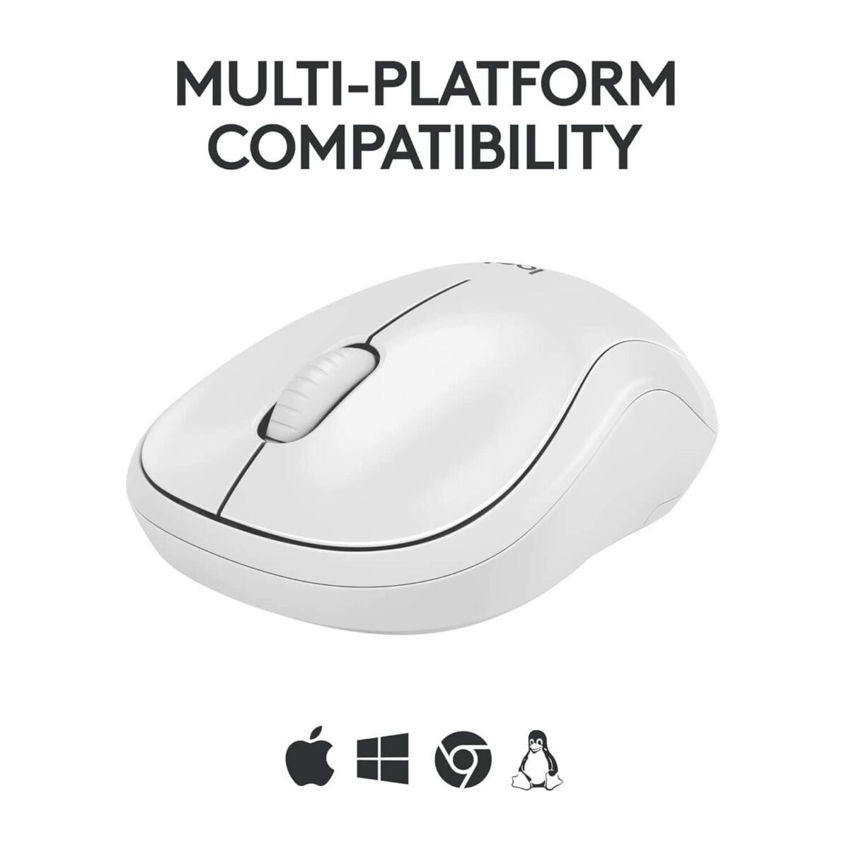Logitech M240 Silent Bluetooth Mouse - Wireless, Compact, 18-Month Battery, Graphite (White) - Image 4