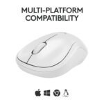 Logitech M240 Silent Bluetooth Mouse - Wireless, Compact, 18-Month Battery, Graphite (White) - Image 4