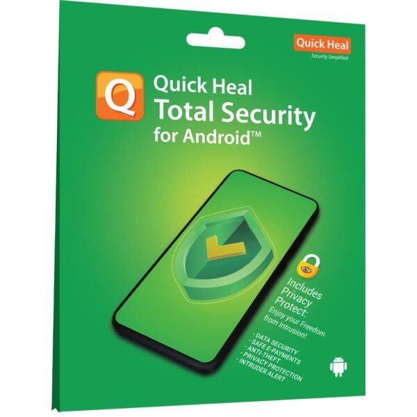 Quick Heal Mobile Security Antivirus - 1 User, 1 Year (Latest Version) Email Delivery