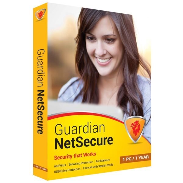 Guardian NetSecure Antivirus – 1 User, 1 Year (Latest Version) Email Delivery