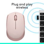 Logitech M171 Wireless Mouse – 2.4GHz USB Mini Receiver, 12-Month Battery, Optical Tracking, Pink - Image 2