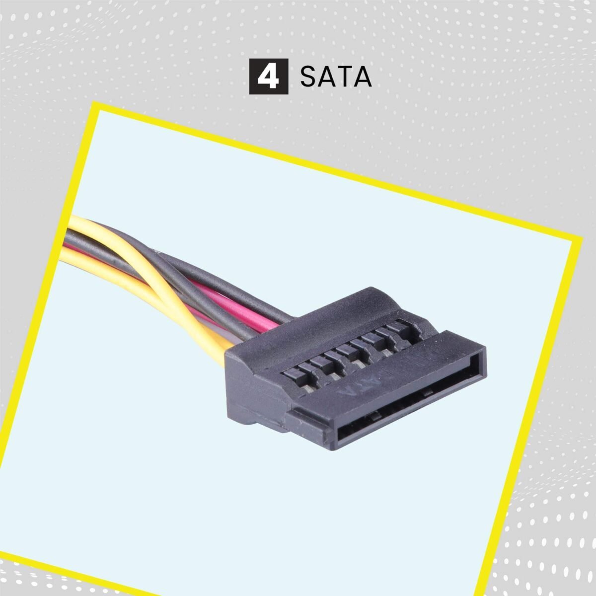 Zebronics 470W SMPS Power Supply (Gold Series) - SATA, IDE, Sleeved Cable - Image 3