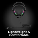 ZEBRONICS Havoc Gaming Headphone - Dolby Atmos, 50mm Drivers (Black) - Image 2