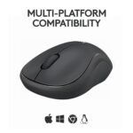 Logitech M241 Silent Bluetooth Mouse - Wireless, Compact, 18-Month Battery, Graphite (Black) - Image 4