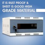 CCTV DVR Rack Wall Mount Metal Cabinet Box with Glass Door - Image 3