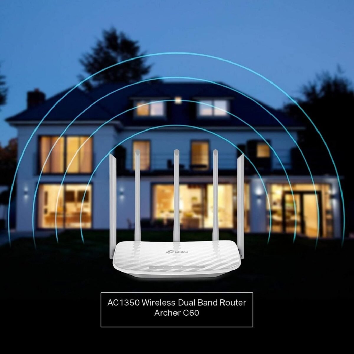 TP-Link Archer C60 AC1350 Dual Band Wi-Fi Router, 867 Mbps + 450 Mbps, Parental Control, Guest WiFi, MU-MIMO - White - Image 7