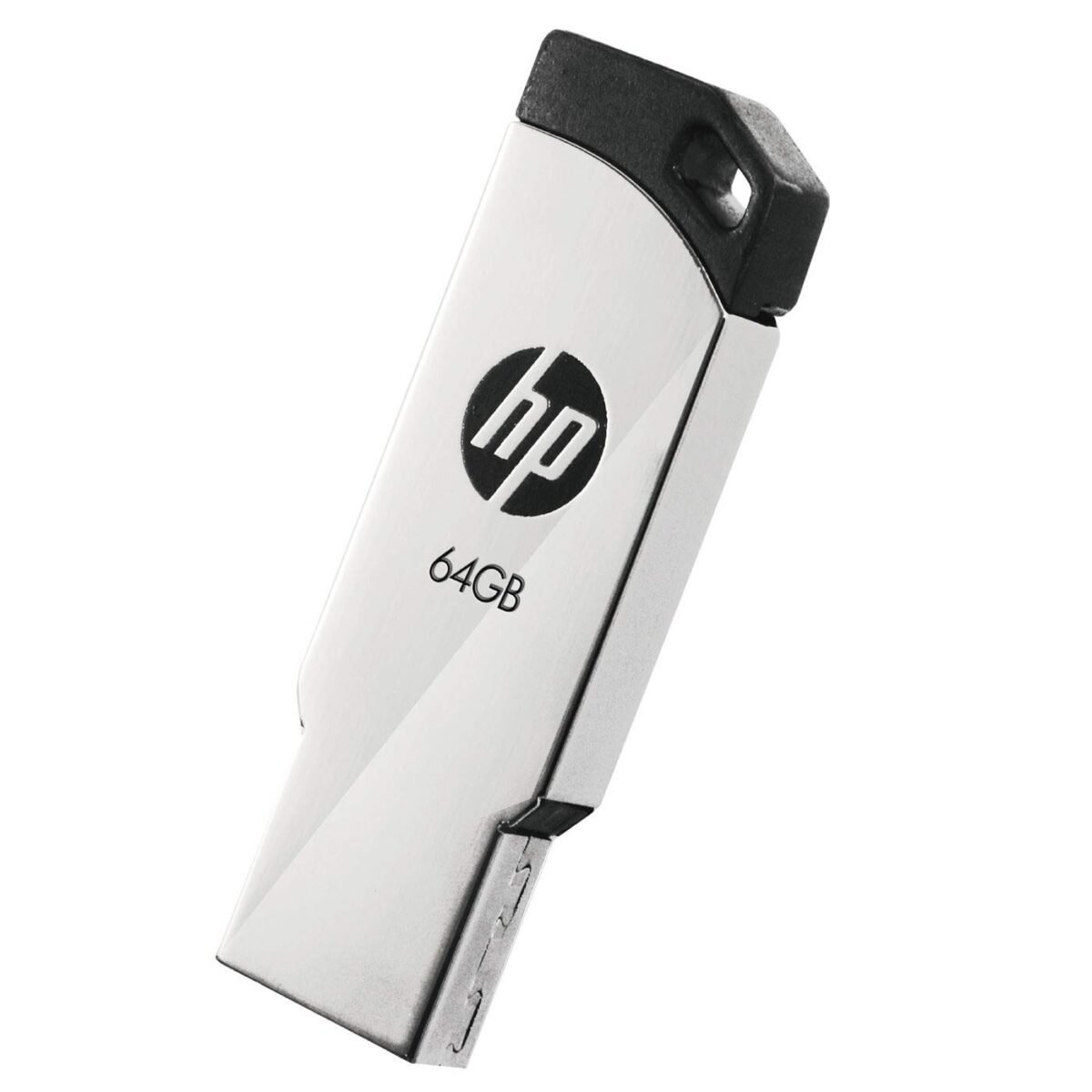 HP v236w USB 2.0 64GB Pen Drive, Metal, Silver - Image 4
