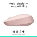 Logitech M171 Wireless Mouse – 2.4GHz USB Mini Receiver, 12-Month Battery, Optical Tracking, Pink - Image 4