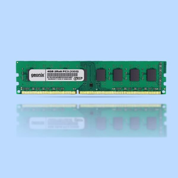 GEONIX 4GB DDR3 1600MHz Desktop RAM - 2Rx8, 240 Pin (5 Years Warranty)