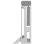 Laptop Stand Height Adjustable Foldable Portable Ventilated (Aluminum Alloy, Silver) - Image 6