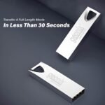 Geonix 16GB USB 2.0 Pendrive, Keyring Design, Silver, 5-Year Warranty - Image 4