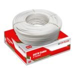 CP PLUS 3+1 Coaxial Pure Copper CCTV Camera Cable (90 Meter) - White - Image 6