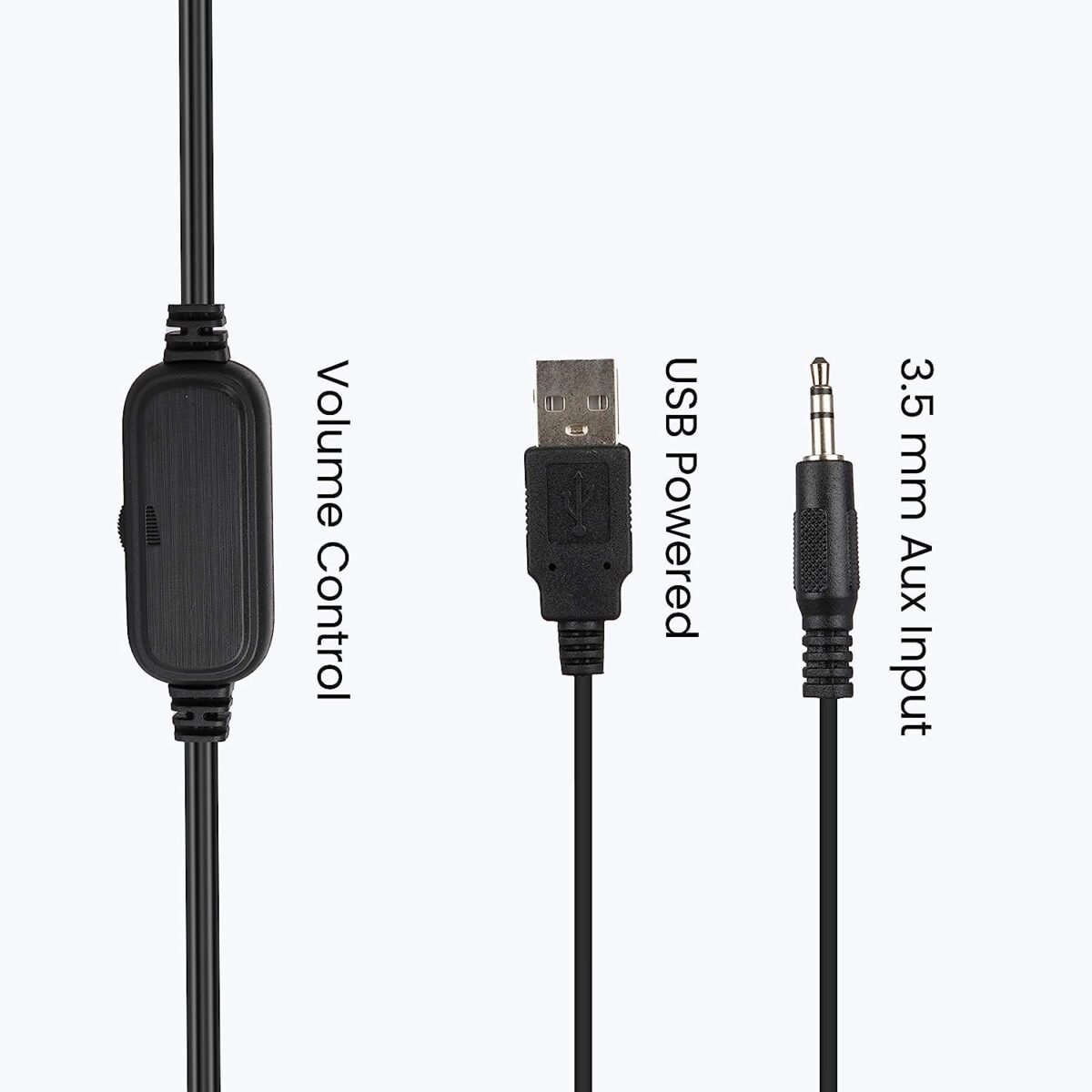 ZEBRONICS Zeb-Warrior II 2.0 Multimedia Speaker - RGB Lights, USB Powered, AUX Input - Image 6