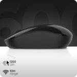 TAG WM600 Wireless Mouse 1200 DPI 2.4GHz USB Nano Receiver (Black) - Image 4