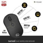 Lapcare Safari Wireless Mouse - 1600 DPI Optical Tracking - Image 8